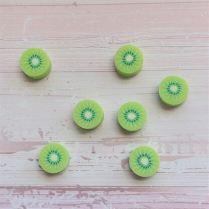 Perles kiwi polymère