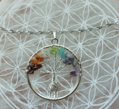 Collier arbre de vie 7 chakras – Image 2