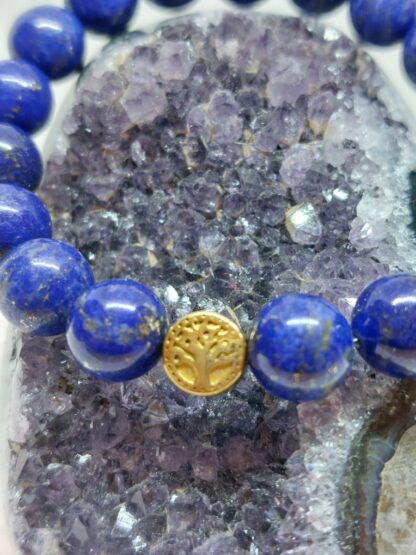 Bracelet anti stress en lapis lazuli – Image 2