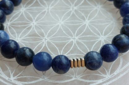 Bracelet libération du mental en sodalite – Image 2