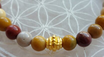 bracelet jaspe mokaïte – Image 2