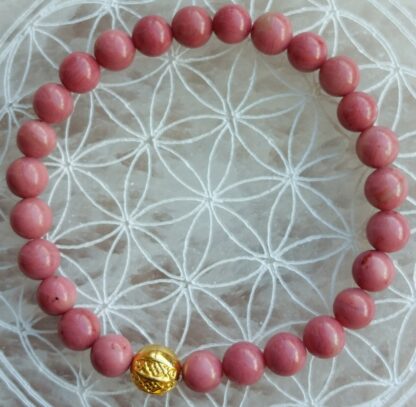 bracelet rhodonite rose