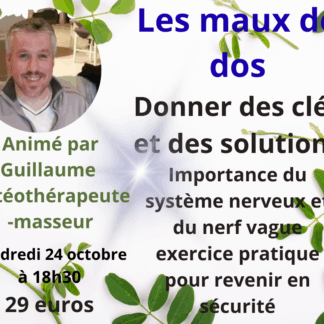 [maux de dos solutions]