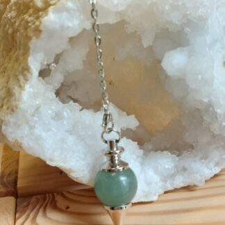 Pendule séraphoton en pierre aventurine