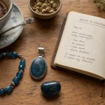 Apatite bleue pour maigrir avis : bracelet en apatite bleue et tisane