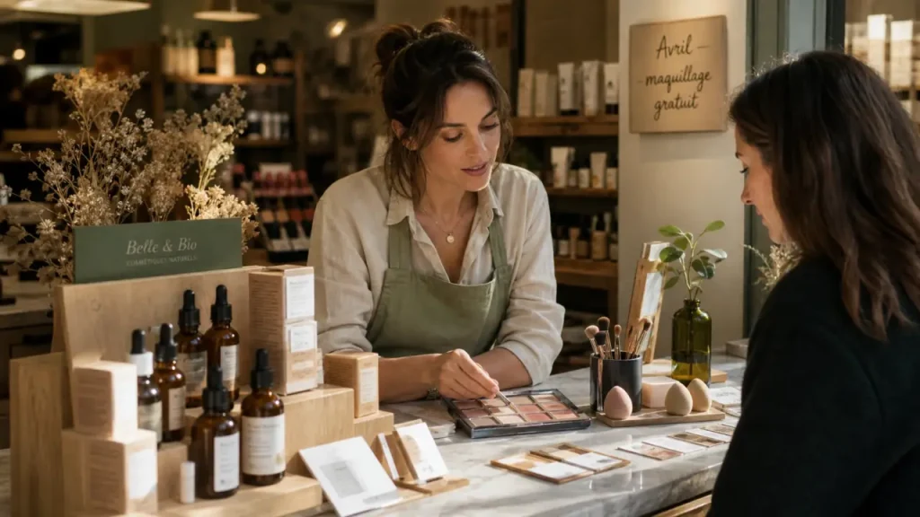 Avril à Toulouse : cosmétiques bio, maquillage gratuit et boutique Rue d’Alsace-Lorraine