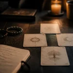 Oracle des medeores signification cartes, tirage à 4