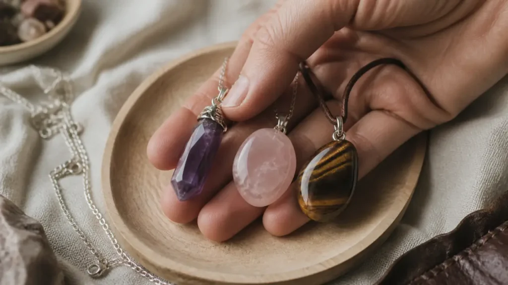 Pendentifs en pierres naturelles : pierre roulée, chakras et montages à bien choisir