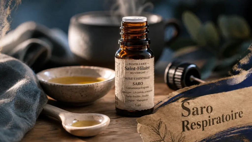 Saro ou Ravintsara : quelle huile essentielle choisir pour la respiration et l’hiver ?