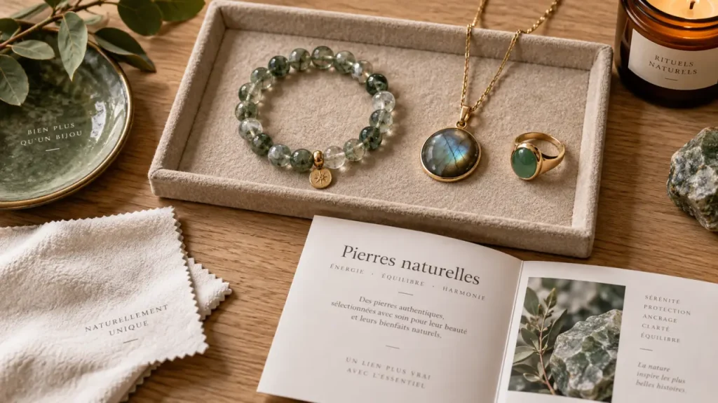 Bijoux en pierres naturelles : choisir selon la pierre, l’usage et la qualité