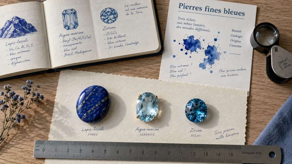 Pierres semi-précieuses bleues : 4 critères pour choisir la bonne gemme