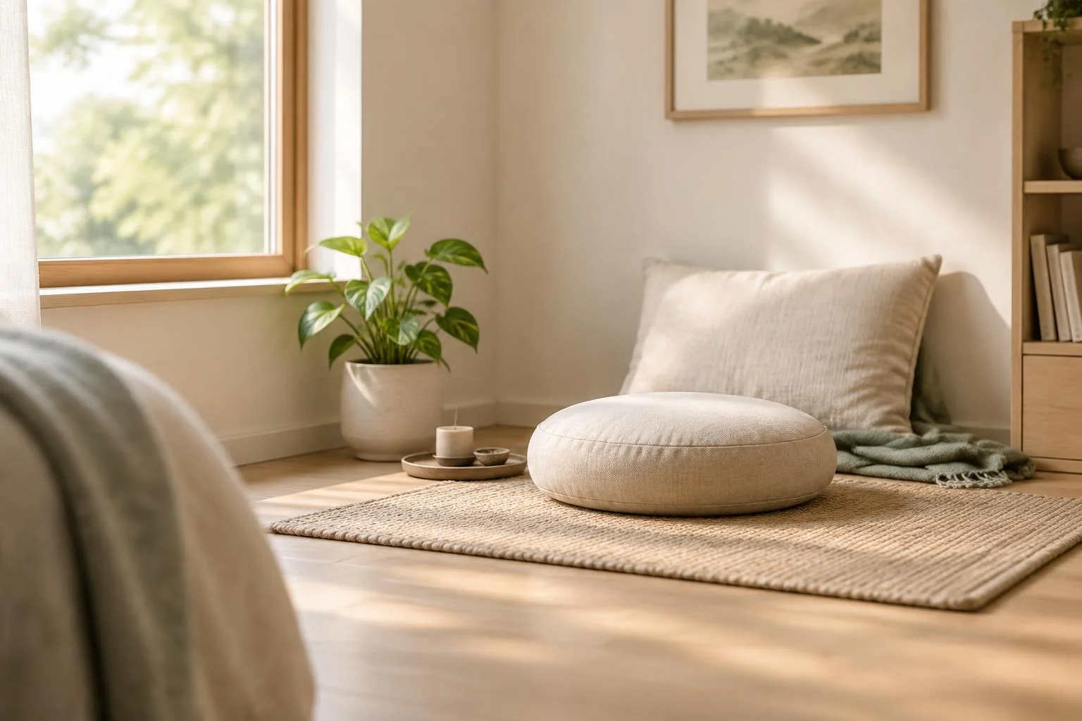 Créer un espace de méditation zen chez soi