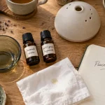 Huiles essentielles anti stress : lavande vraie et petit grain bigarade en diffusion