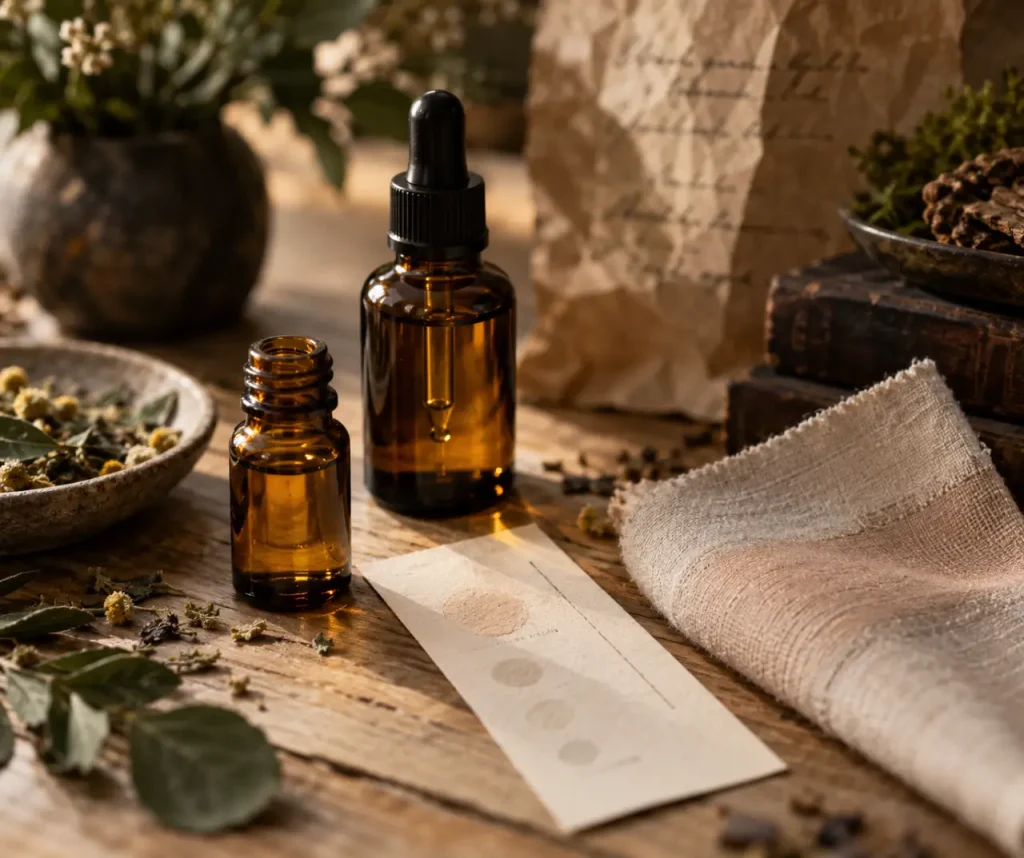 Huile essentielle de bois de rose : la dilution qui protège les peaux sensibles