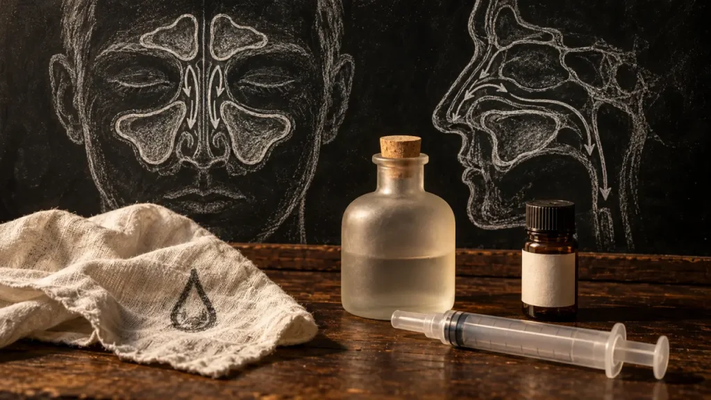 Sinusite et huiles essentielles : soulager le nez bouché sans irriter les muqueuses